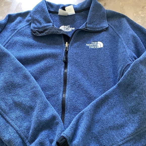 The North Face blue jacket size Medium zipper fleece - Picture 12 of 12